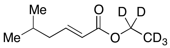 5-Methyl-2-hex-2-enoic Acid Ethyl Ester-d5