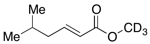 5-Methyl-2-hex-2-enoic Acid Methyl Ester-d3