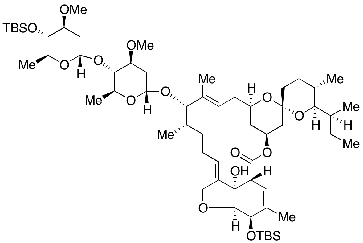 5-O-Demethyl-4’’,5-bis-O-[(1,1-dimethylethyl)dimethylsilyl]-22,23-dihydro-Avermectin A1a