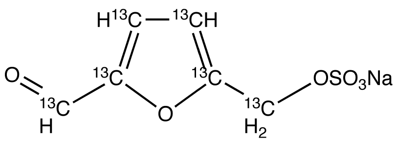 5-Sulfooxymethylfurfural-13C6 Sodium Salt