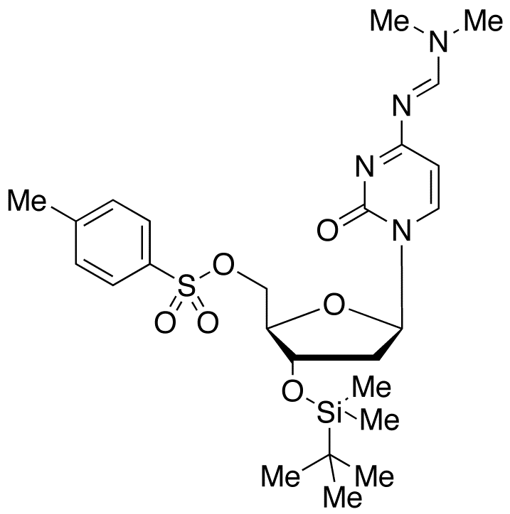 5’-Tosyl-3’-tert-butyldimethylsilyl-2’-deoxy-N-[(dimethylamino)methylene]-cytidine