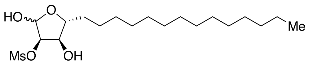 5-Tridecyl-5-deoxy-D-ribofuranose 2-O-Methanesulfonate