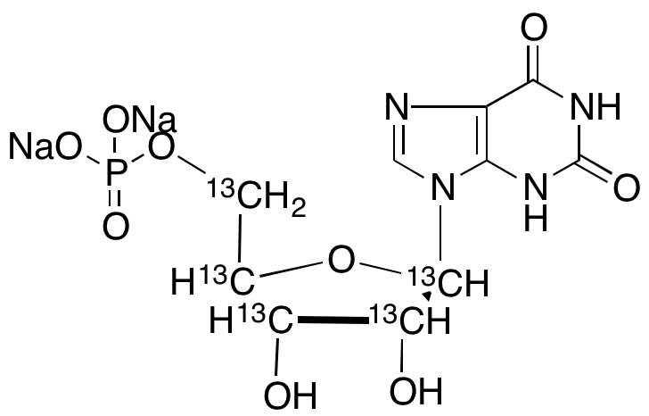 5’-Xanthylic Acid-13C5  Disodium Salt