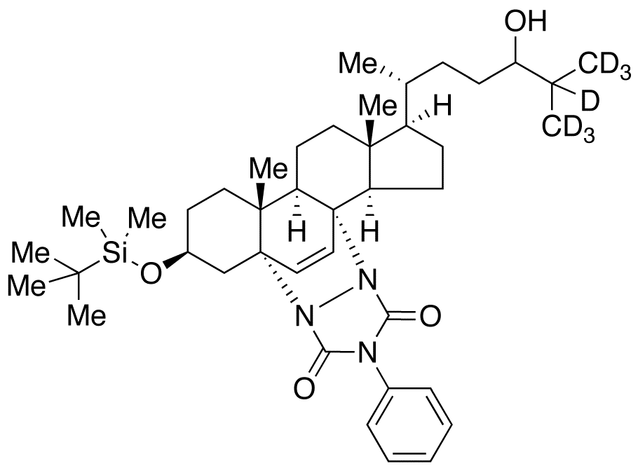 5α,8α-[N,N-(4-Phenylurazole)]-3-O-tert-butyldimethylsilyl-cholest-7-ene-3β,24-diol-d7