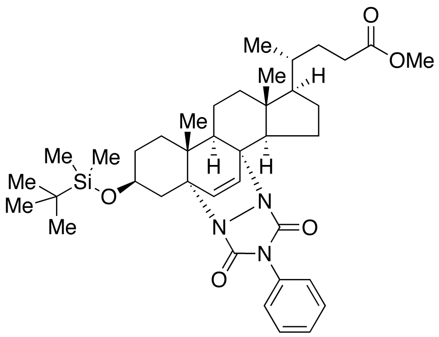 5α,8α-[N,N-(4-Phenylurazole)]-3β-O-tert-butyldimethylsilyloxy-chol-6-en-24-oic Acid Methyl Ester