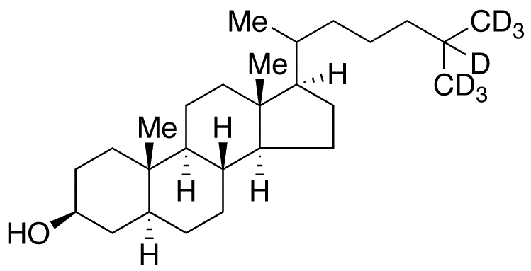 5α-Cholestan-3β-ol-d7