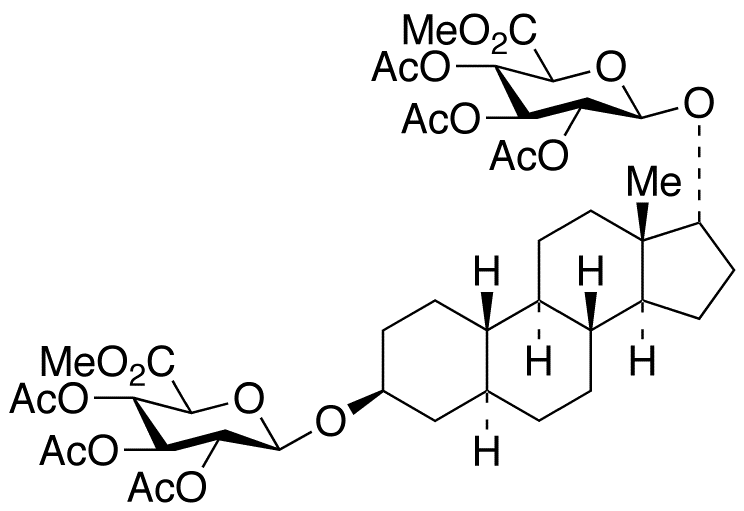 5α-Estrane-3β,17α-diol Bis(tri-O-acetyl-β-D-glucuronide Methyl Ester)