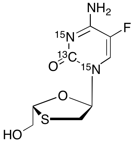 5-epi Emtricitabine-13C,15N2