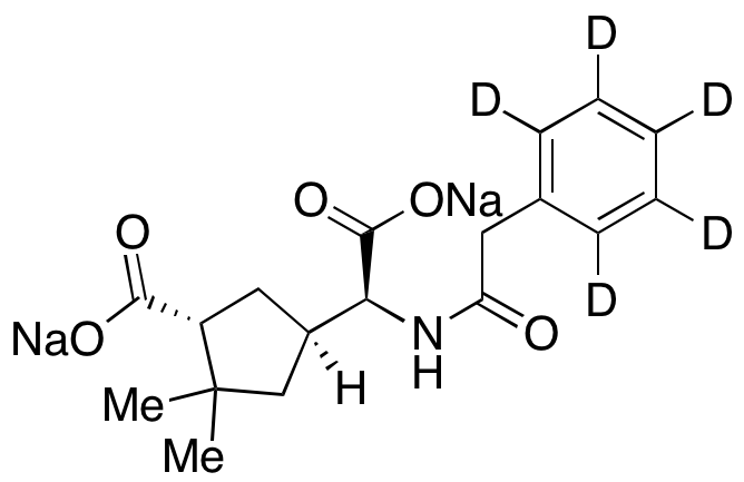 5R,6R-Benzylpenicilloate-d5 Disodium Salt