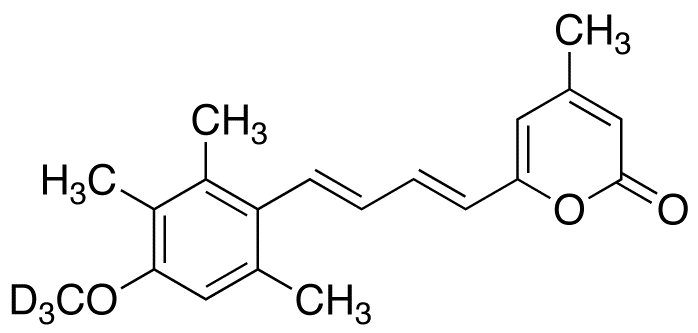 6-[(1E, 3E)-4-(4-Methoxy-2,3,6-trimethylphenyl-d3)-2-methyl-1,3-butadien-1-yl]-4-methyl-2H-pyran-2-one