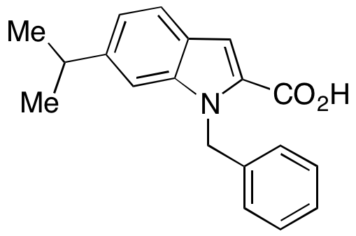 6-(1-Methylethyl)-1-(phenylmethyl)-1H-indole-2-carboxylic Acid