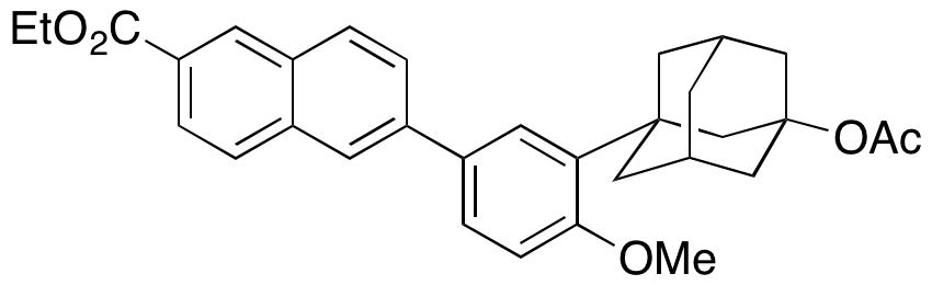 6-(3-((1r,3s,5R,7S)-3-Acetoxyadamantan-1-yl)-4-methoxyphenyl)-2-naphthoic Acid Ethyl Ester