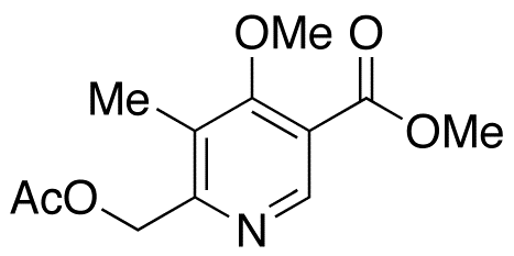 6-(Acetoxymethyl)-4-methoxy-5-methyl Nicotinic Acid Methyl Ester