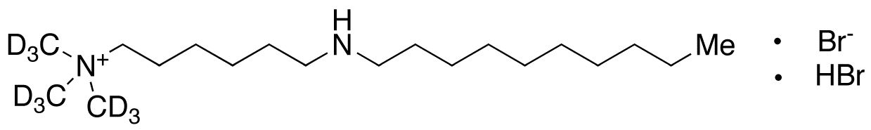 6-(Decylamino)-N,N,N-trimethyl-1-hexanaminium-d9 Bromide Hydrobromide