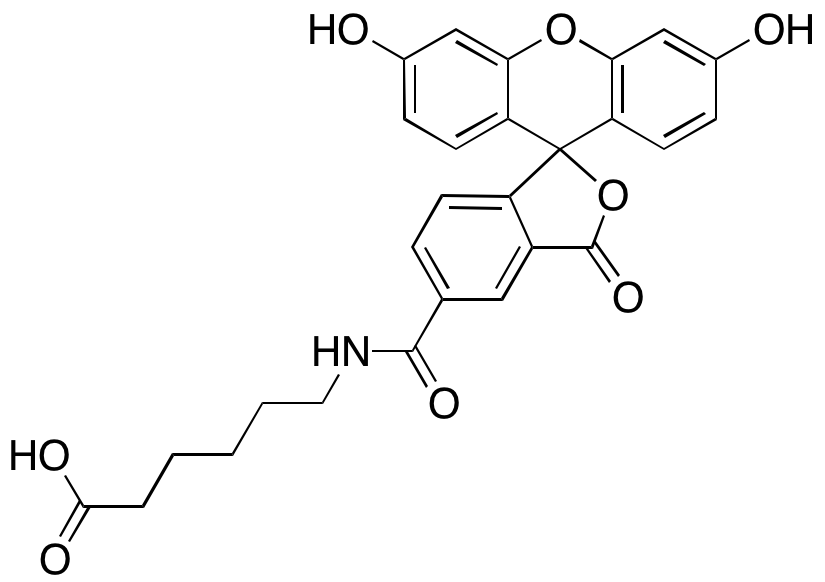 6-(Fluorescein-5-carboxamido)hexanoic Acid