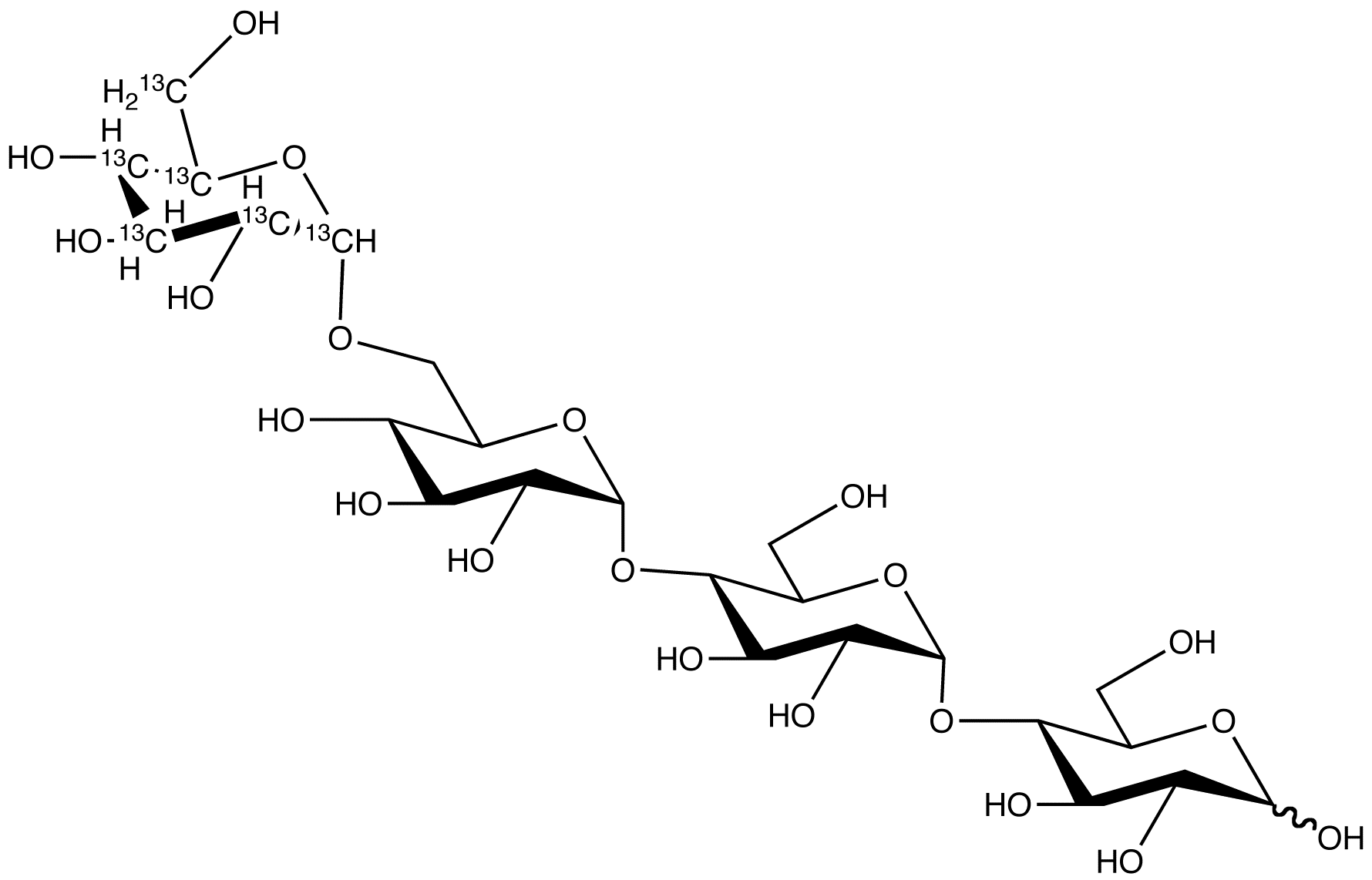 6-α-D-Glucopyranosyl Maltotriose-13C6