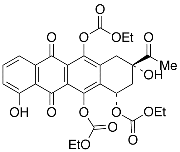 6,10,11-Triethylcarbonate-1-demethyl Daunomycinone