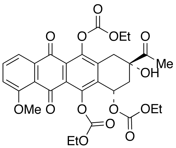 6,10,11-Triethylcarbonate Daunomycinone