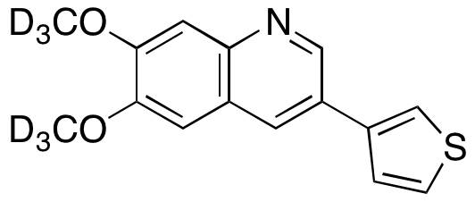 6,7-Dimethoxy-3-(3-thienyl)quinoline-d6