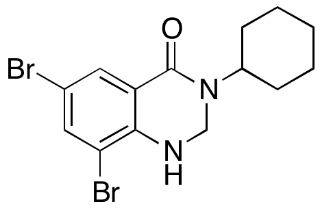 6,8-Dibromo-3-cyclohexyl-2,3-dihydroquinazolin-4(1H)-one