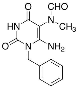 6-Amino-1-benzyl-5-(N-formyl-N-methyl)uracil