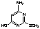 6-Amino-2-methylthio-4(3H)pyrimidinone