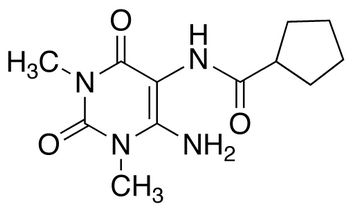 6-Amino-5-[(cyclopentanecarbonyl)amino]-1,3-dimethyl Uracil