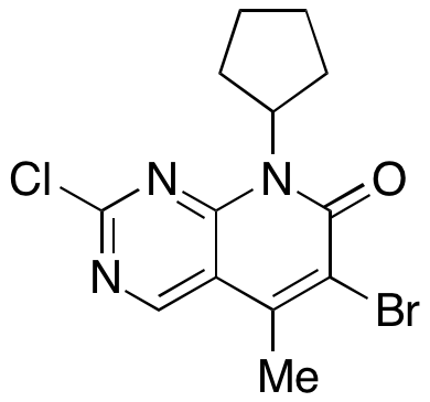 6-Bromo-2-chloro-8-cyclopentyl-5-methylpyrido-[2,3-d]pyrimidin-7(8H)-one