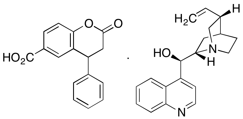 6-Carboxyl-4-phenyl-3,4-dihydrocoumarin Cinchonidine Salt