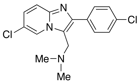 6-Chloro-2-(4-chlorophenyl)-N,N-dimethylimidazo[1,2-a]pyridine-3-methanamine