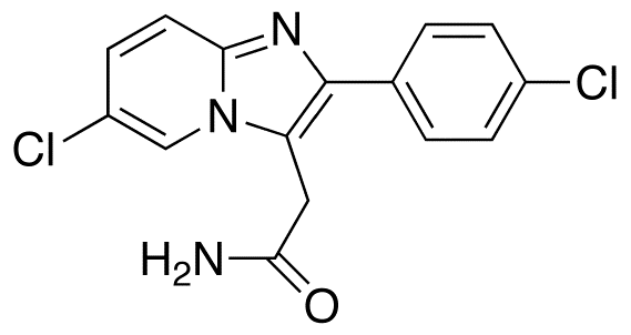 6-Chloro-2-(4-chlorophenyl)imidazo[1,2-a]pyridine-3-acetamide