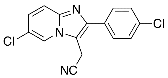 6-Chloro-2-(4-chlorophenyl)imidazo[1,2-a]pyridine-3-acetonitrile