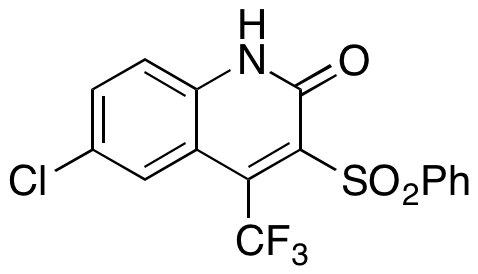 6-Chloro-3-(phenylsulfonyl)-4-(trifluoromethyl)-2(1H)-quinolinone