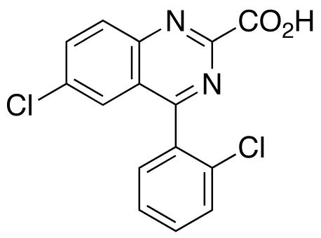 6-Chloro-4-(2-chlorophenyl)-2-quinazolinecarboxylic Acid