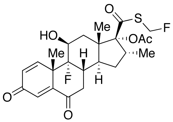 6-Defluoro-6-oxo-Fluticasone Acetate