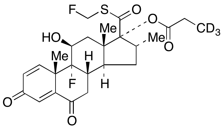 6-Defluro-6-oxo-fluticasone Propionate-d3