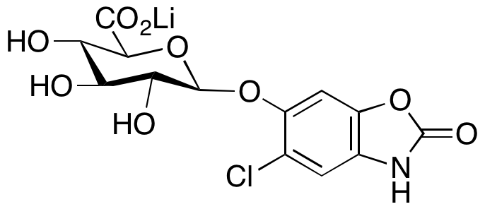 6-Hydroxy Chlorzoxazone β-D-Glucuronide Lithium Salt