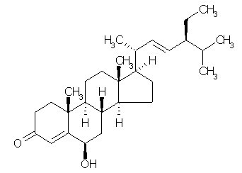 6-Hydroxystigmasta-4,22-dien-3-one