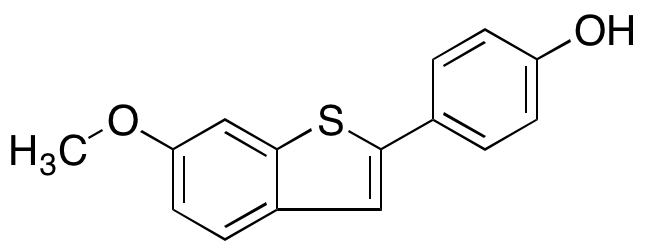 6-Methoxy-2-(4-hydroxyphenyl)benzo[b]thiophene