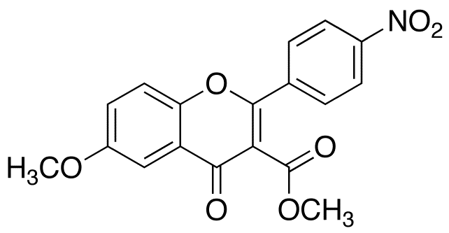 6-Methoxy-3-(methoxycarbonyl)-2-(4-nitrophenyl)-4H-benzopyran-4-one