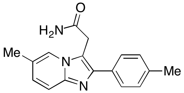 6-Methyl-2-(4-methylphenyl)imidazo[1,2-a]pyridine-3-acetamide