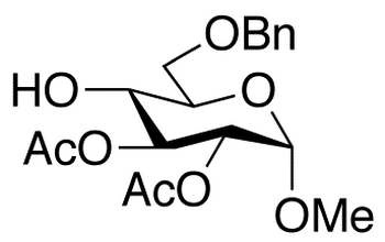 6-O-Benzyl-2,3-di-O-acetyl-methyl-α-D-glucopyranoside