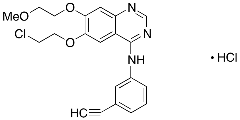 6-O-Desmethoxyethyl-6-O-chloroethyl Erlotinib Hydrochloride