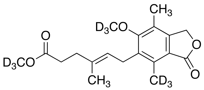 6-O-Methyl Mycophenolic Acid Methyl Ester-d9