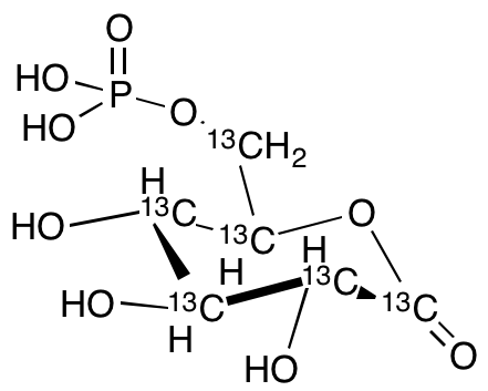 6-Phosphoglucono-δ-lactone-13C6