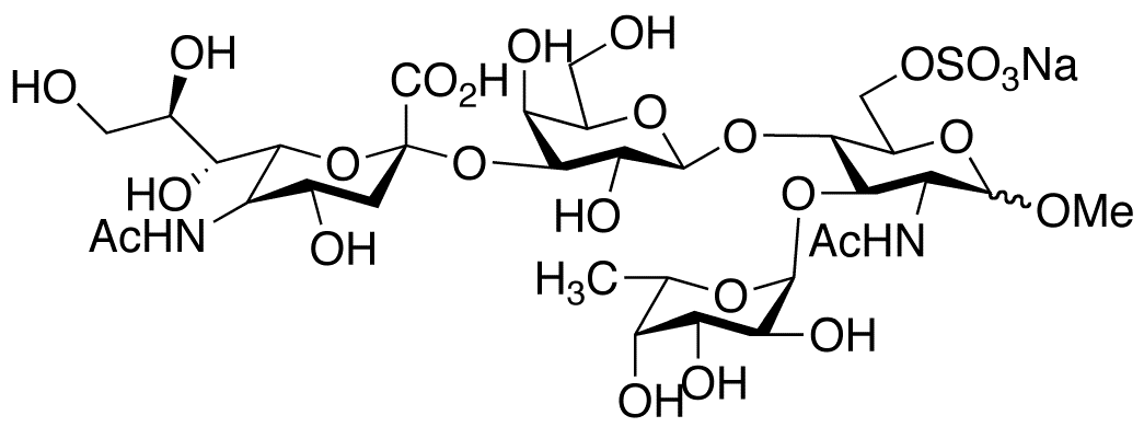 6-Sulfo Sialyl Lewis X Methyl Glycoside Sodium Salt