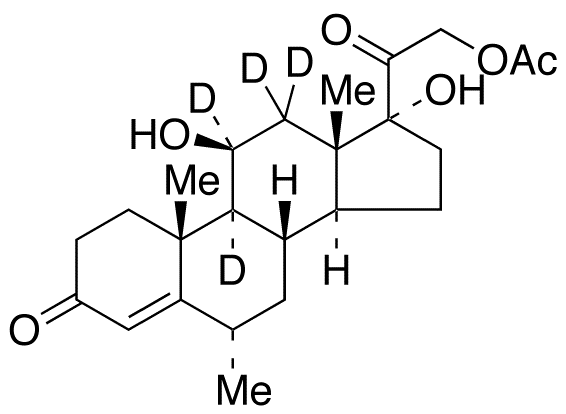 6α-Methyl Hydrocortisone-d4 21-Acetate