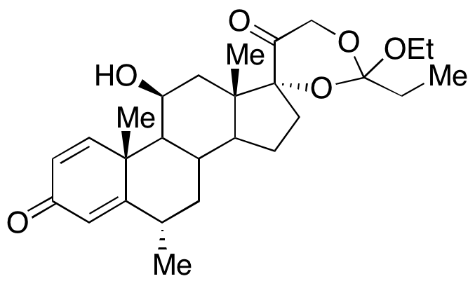 6α-Methyl Prednisolone 17,21-(Ethyl)orthopropionate