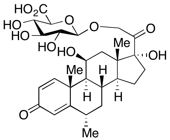 6α-Methyl Prednisolone 21-O-β-D-Glucuronide