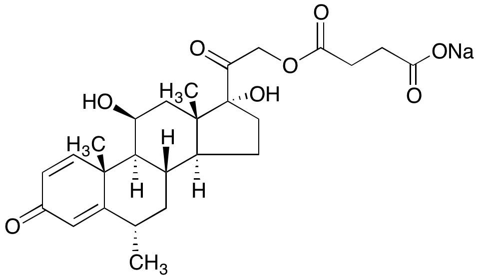 6α-Methylprednisolone 21-Hemisuccinate Sodium Salt